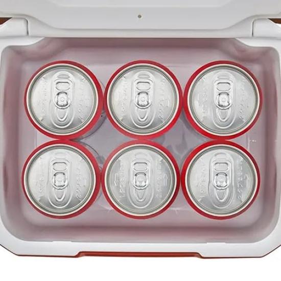 Coleman Take 6 Cooler x 20 x 18 Ideal for Sports Cherry Blossom Club Lunch and Outdoor Features strong durable and heat Box, Red, Approx. 4.7L