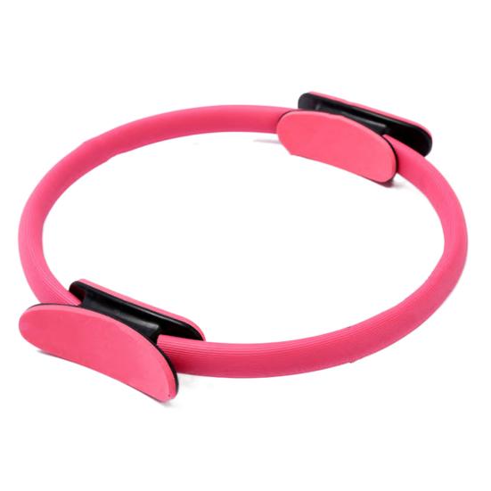 Pilates Ring Anti-slip Handle Pelvic Floor Muscle Trainer Thigh Workout Toner Elastic Resistance Band Pilates Circle Home Gym Fitness Equipment