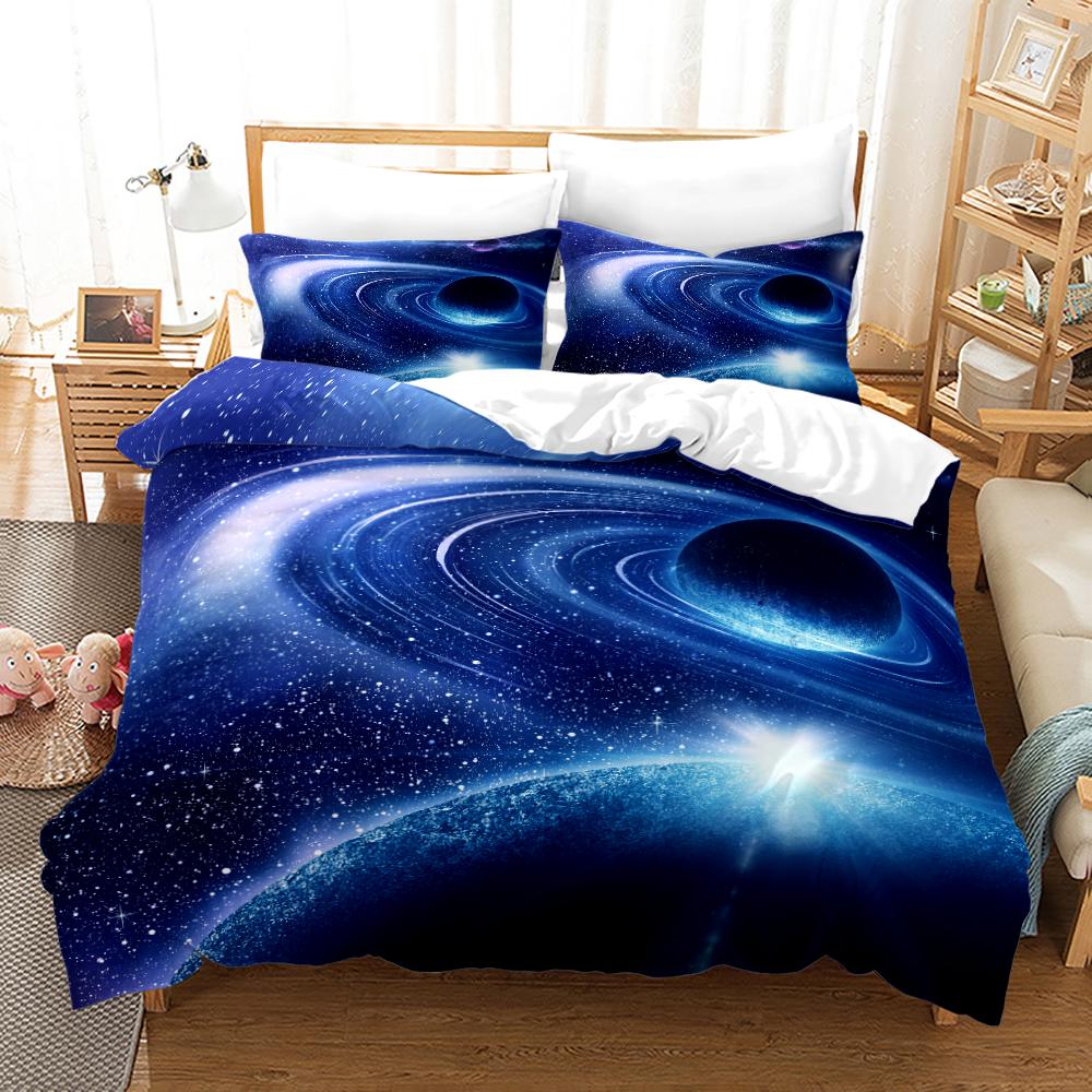 Комплект постельного белья Galaxy Duvet Cover Love Heart Shaped Cloud, размер King Queen для мальчиков, девочек, подростков, комплект постельного белья с наволочкой