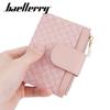 Women Fashion Mini Purse Artificial Leather Classic Zipper Purses Card Holder Ladies Short Wallets
