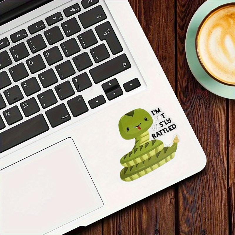 Наклейка со змеей, Виниловые наклейки, Наклейка для ноутбука, Подарок со змеей, Подарок для него, Милая наклейка, Идея небольшого подарка, Каламбур со змеей, Наклейка со змеей