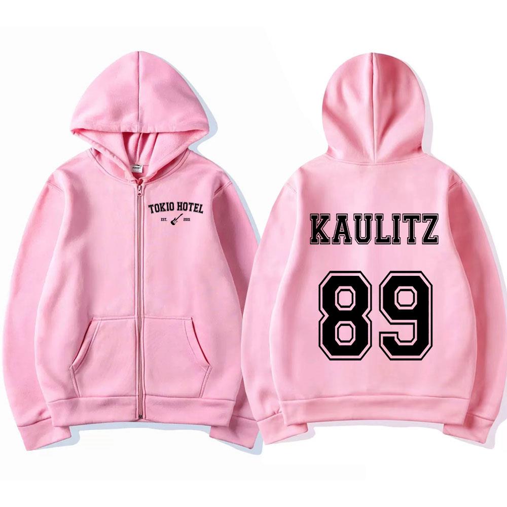 Rock Band Tokio Hotel Kaulitz Zipper Hooded Мужская и женская одежда Zipper Fleece Hooded Sports and Casual