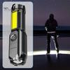 Outdoor LED Flashlight Zoomable Telescopic High Lumens USB Rechargeable Super Bright Outdoor Portable Camping Emergency Handheld Torch
