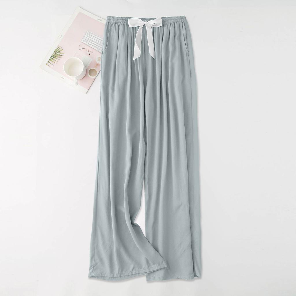 Women's Casual Fashion Sleep Pants Loungewear Pants Wearable As Outerwear High-Waisted Pants