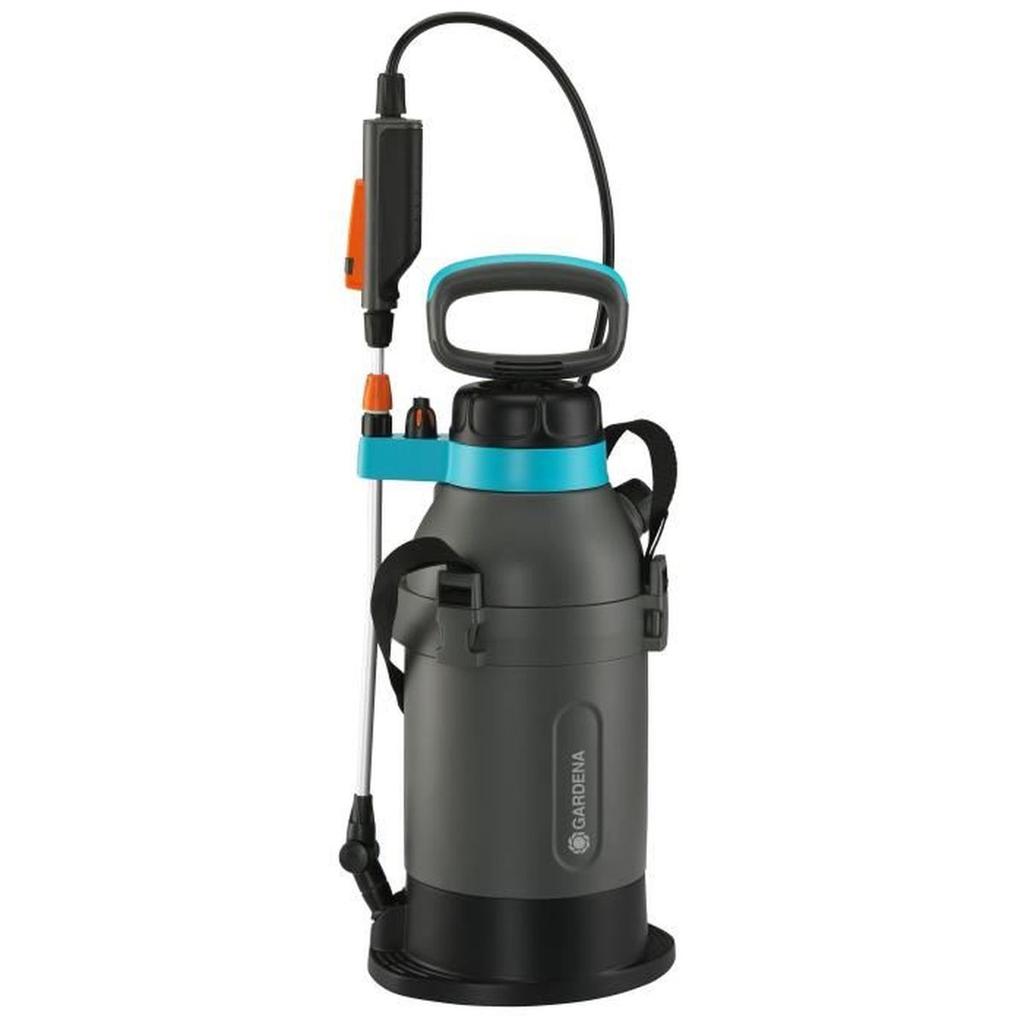 GARDENA Pulvérisateur a pression préalable Plus – Contenance réservoir 5L – Longueur tuyau 150cm – Pression max 3 bar – (11138-20)