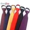 Men Stripe Necktie, Regular Adjustable Zipper Neck Ties for Men Ideal Choice for Gift