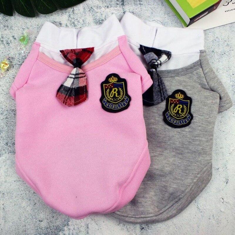 Одежда для домашних животных, одежда для собак, кампусный стиль, наряд для любителей маленьких собак, щенков, клетчатое платье для собак, толстовки с капюшоном, одежда для домашних животных