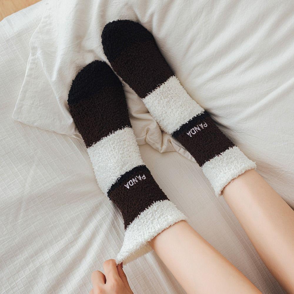 Indoor Thermal Socks Harajuku Style Autumn Winter Socks Floor Socks Women Socks Home Sleeping Socks