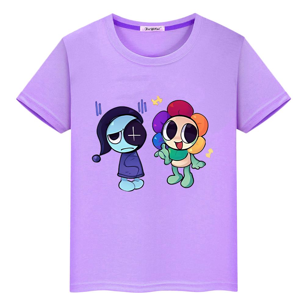 Футболка для мальчика 10 лет Dandys World принт мультфильм 100% хлопок аниме футболки топы короткая гордость футболка y2k цельный комплект одежда для девочек