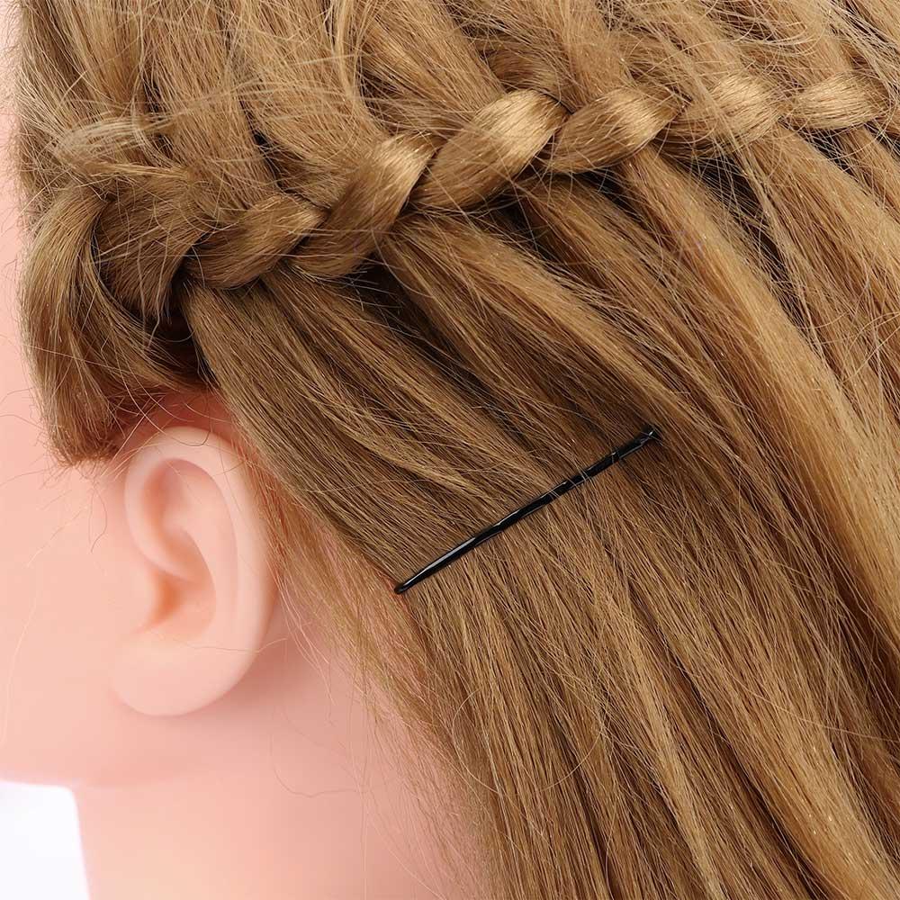 Wave Women's Simple Design Hair Styling Black Hair Pins Invisible Hair Clips Hair Barrette
