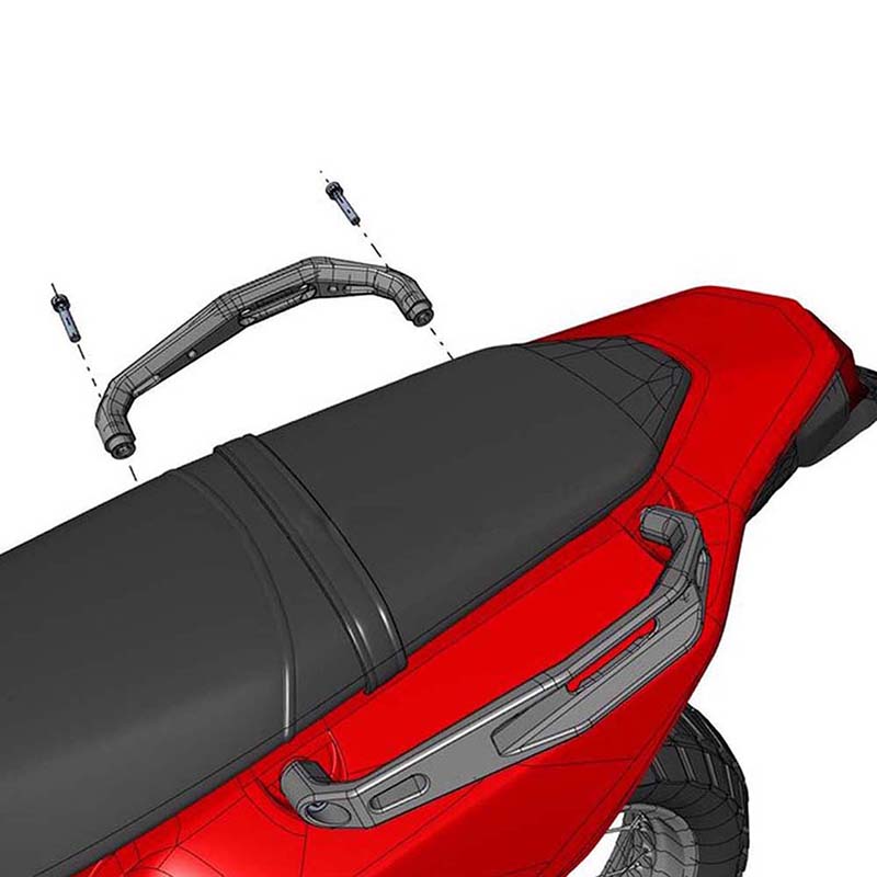 Для YAMAHA Tenere700 XT700Z XT 700 Z 2019-2021 Задняя ручка для пассажира Ручка для сиденья Рейлинг Ремень Мотоциклетные детали