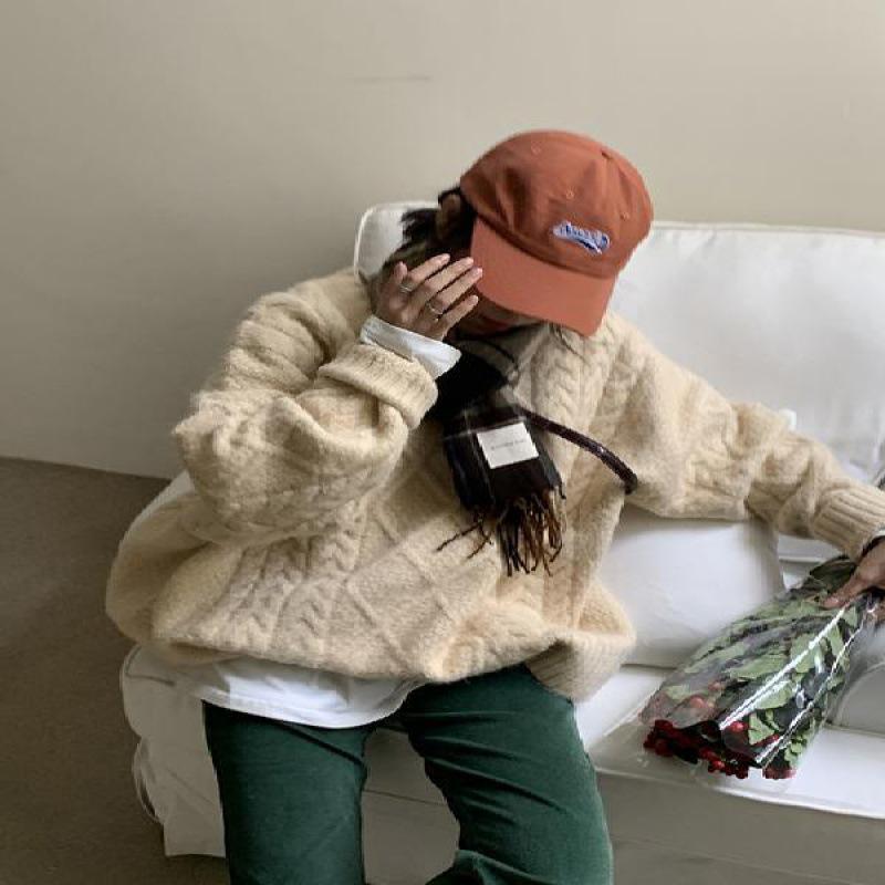 2023 Autumn/Winter Women's Loose Knit Sweater - Trendy Japanese Style