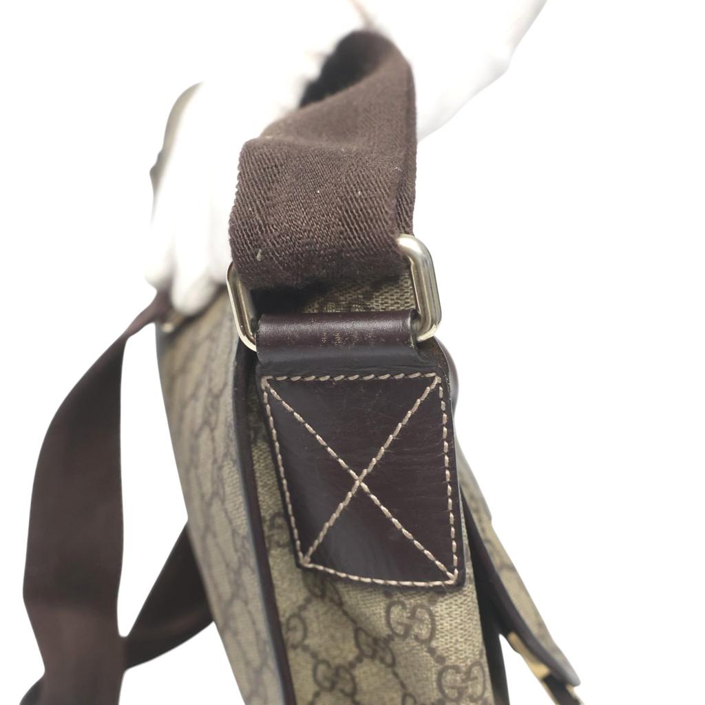Gucci GG plus GG Supreme Сумка через плечо GG Supreme Canvas Коричневый 201732 002122 Б/у