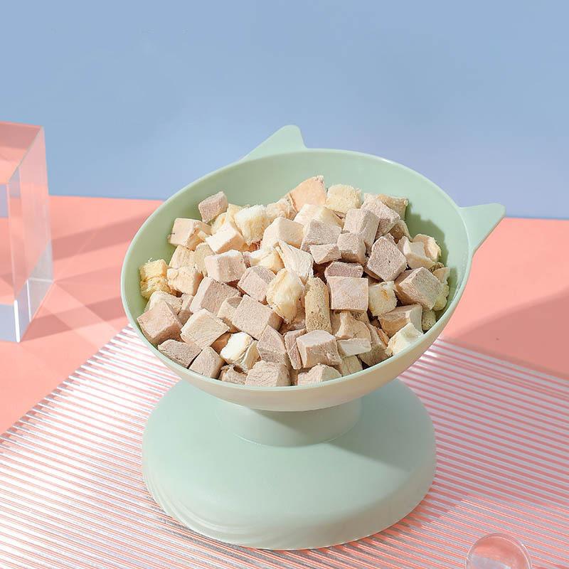 Миска для корма для домашних животных, наклонная защита для шеи с высоким дном, противоудушающая миска для воды для собак и кошек, антидемпинговые принадлежности для кормления собак