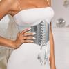 Retro Waist Belt Gold Silver Corset Belt Versatile Wide Belt  for Women