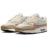 Nike Air Max 1 Essential Light Bone Psychic Blue унисекс кроссовки кремовые Sanddrift хаки FZ5808-009