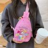 Anime Delightful Print Chest Bag For Children In Lovely Colors Perfect For Kindergarten Use
