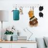 2 Pack Necklace Holder - Hanging Jewelry Organizer, Self-Adhesive, Wall Mount (Clear)