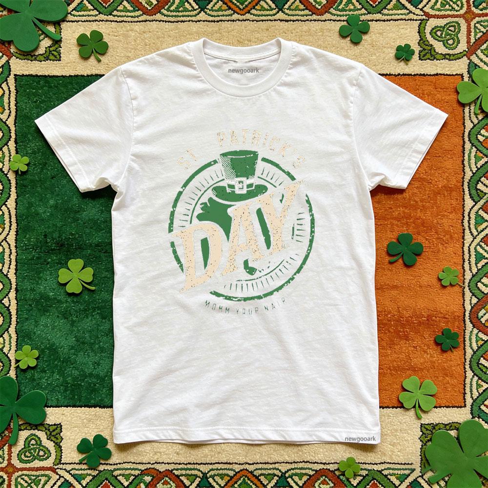 317 St Patricks Day Shamrock TShirt Women Unisex Casual Cotton Graphic T Shirts Oneck Shirt Unisex Adult Shortsleev