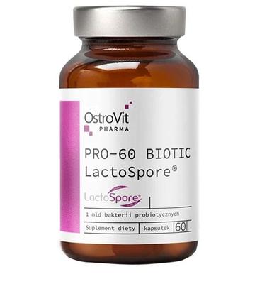 OstroVit Pharma PRO-60 BIOTIC LactoSpore, 60 капсул
