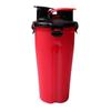 Портативная бутылка для корма и воды для питомцев со складной миской