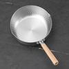 430 Stainless Steel Soup Pot Milk Pot Frying Pan Wok Wooden Handle Home Japanese Snow Pan Saucepan Utensils Kitchen Cookware