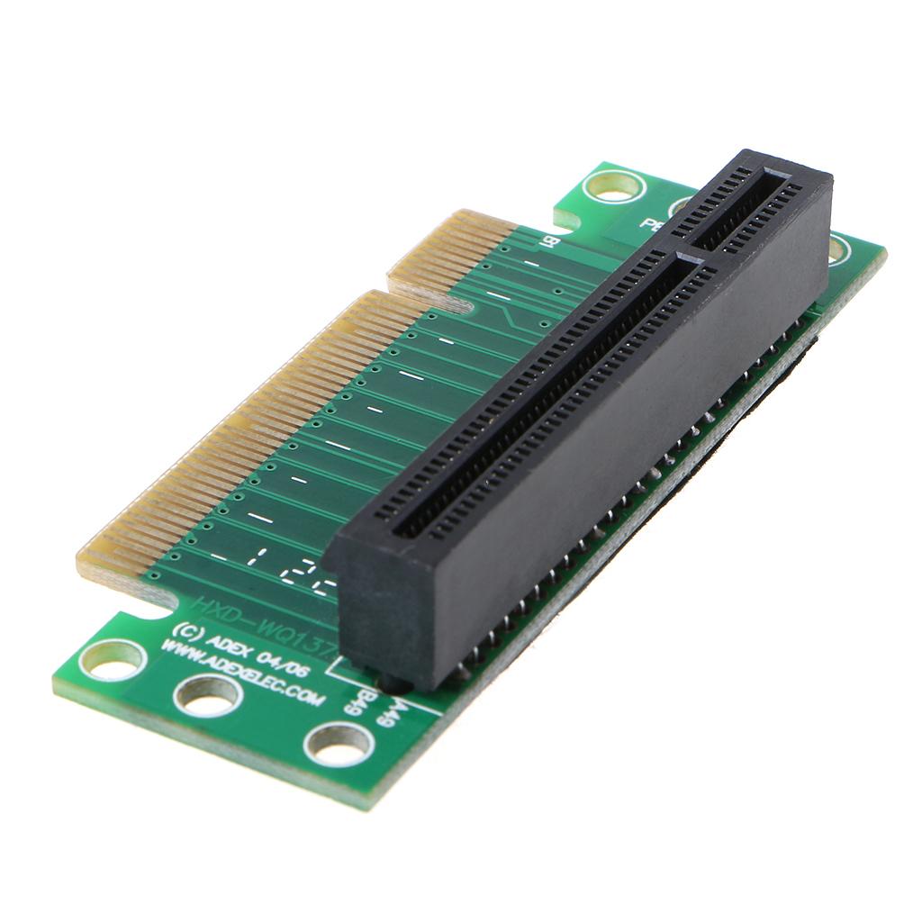 PCIe x8 Райзер-карта 90 градусов Прямоугольный Райзер-адаптер Конвертер для Компьютерных Аксессуаров 1U/2U