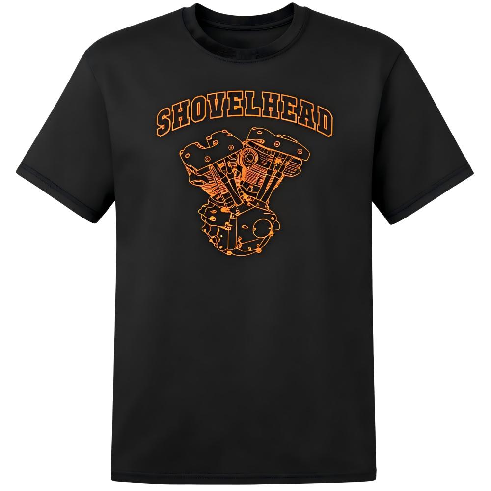 Shovelhead Motorcycle Engine T-Shirt