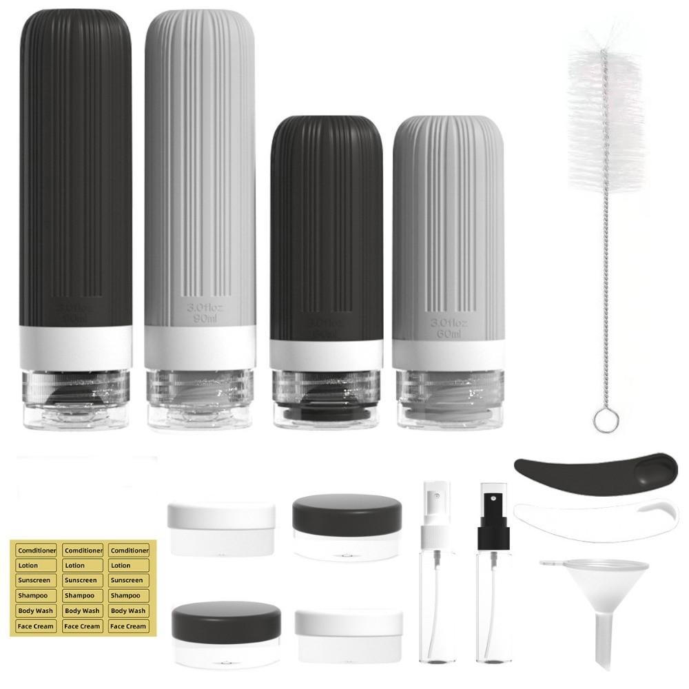 Leak-Proof Squeeze Liquid Bottle Kit Empty Cosmetic Container  Sub-bottling Tool