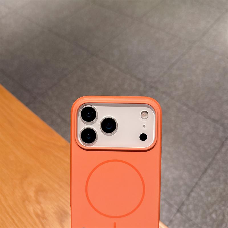 Для Magsafe Магнитный Беспроводной Зарядный Чехол для Телефона для IPhone 17 Air 17 17 Pro 17 Pro Max Матовый TPU+PC Ударопрочный Жесткий Чехол
