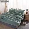   4pcs Bedding Set Sheet Set Knitted Textile Cotton Comfort Duvet Cover Set Quilt Cover