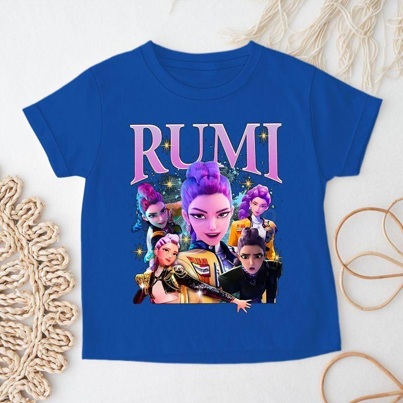 Children's Witch Hunt Team Short-sleeved T-shirt, Summer Girls' Fashionable Pure Cotton Top