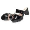 Summer Elegant Women High Heeled Slippers  New Thick Heel Shoes Simple Fashion Waterproof Platform Soft Leather Sandals