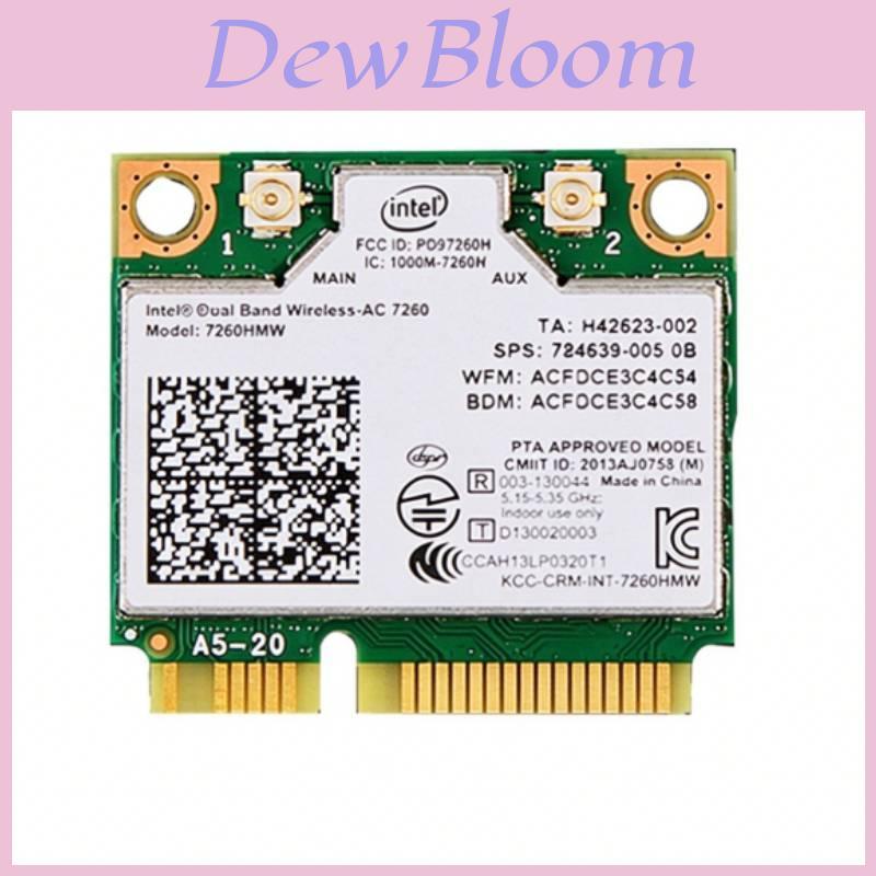 7260ac Dual Band Wireless Network Card With Bluetooth 40 For Desktop And Laptop Connectivity