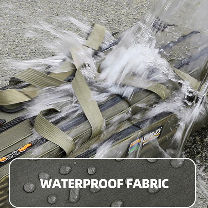 Многофункциональная водонепроницаемая сумка для удочек, сумка для рыболовных снастей, легкая сумка для удочек, вместительная сумка для удочек для соленой воды