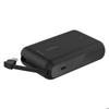 Power Bank - BELKIN - 10k PD20w - Câble USB-C intégré - 10000 mAh - Noir