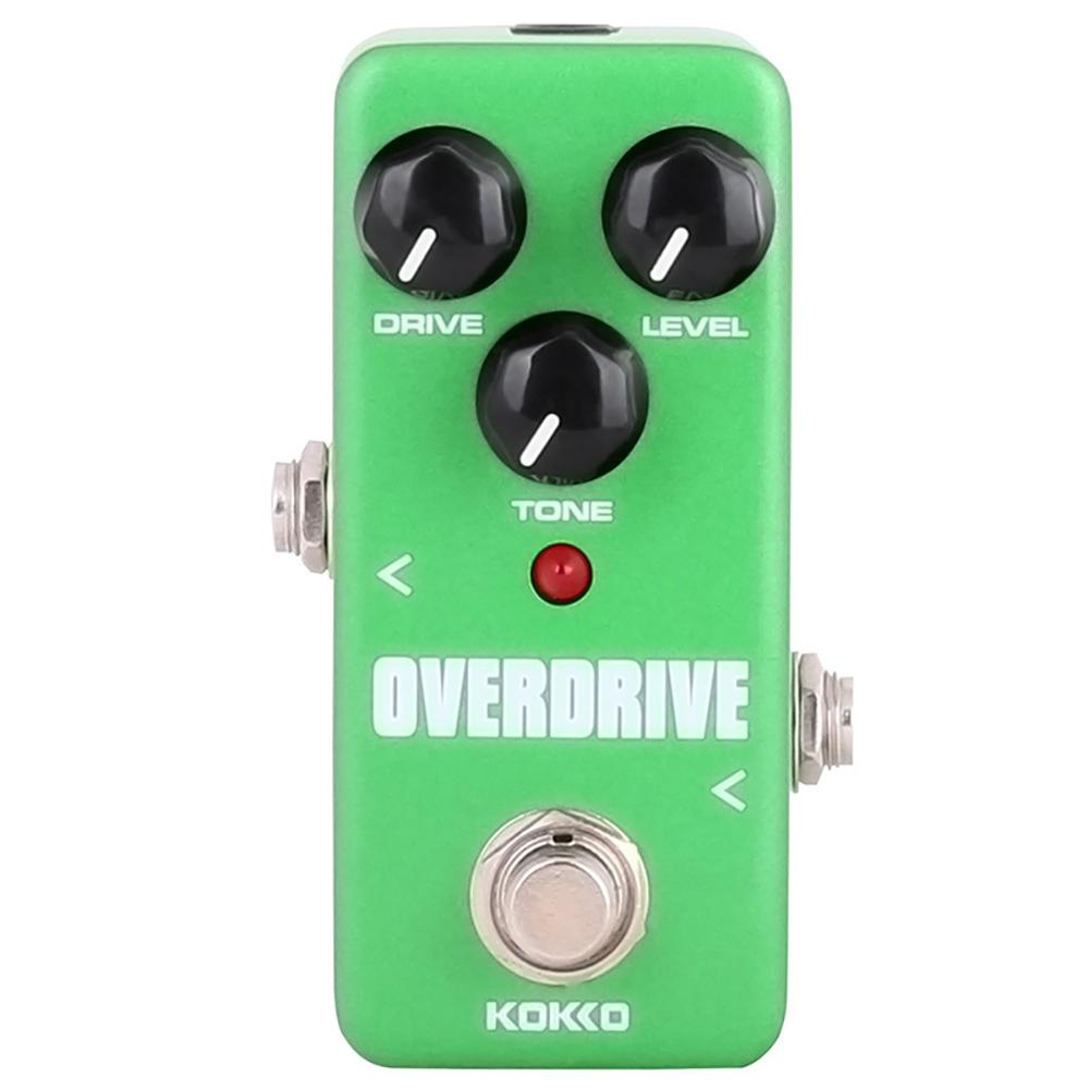 KOKKO Overdrive Гитарный Педаль Натуральный Ламповый Овердрайв Эффект Педаль True Bypass для Электрогитары/Баса Аксессуары для Эффектов
