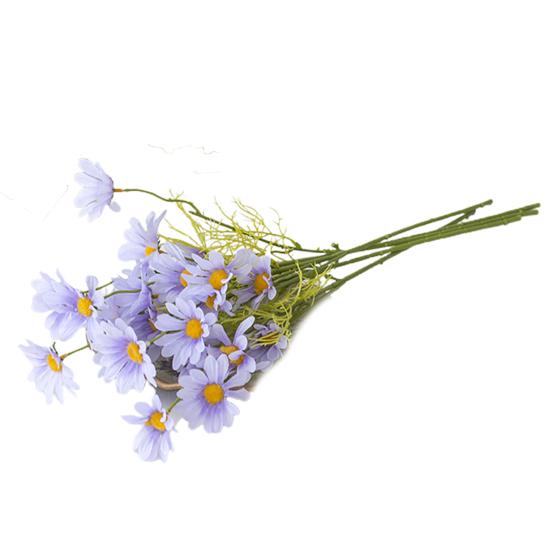 5 шт., искусственный цветок Маргариты, товары для вечеринок из искусственного шелка, ваза для цветов, горшки, имитация букета для дома