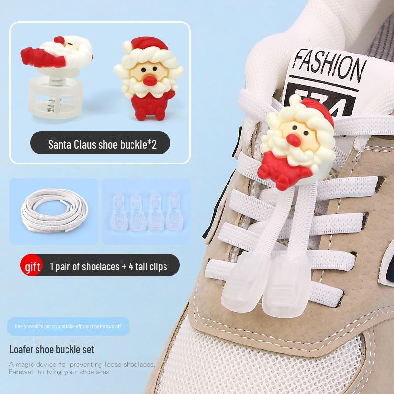 Детская пряжка для обуви без завязок с рисунком из мультфильма - декоративная застежка-пружинка