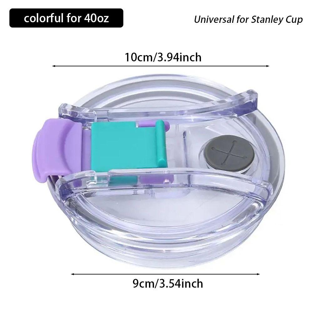 20/30/40oz Sealing Bottle Cover Splash Spill Proof Plain Replacement Lids for Tumbler Cup with Handle Themos Cup Lid