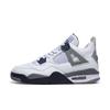 AJ4 Electric Mother University Blue White Cement Модные Мужские и Женские Баскетбольные Кроссовки Осень/Зима