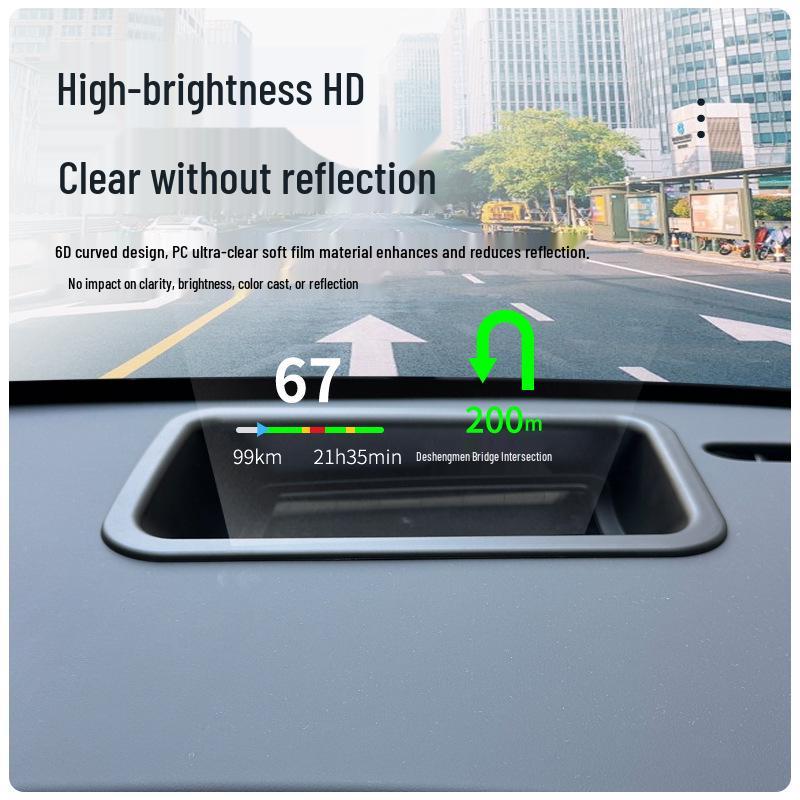 25-дюймовая изогнутая 6D HUD защитная крышка для i8/i6 для аксессуаров модификации интерьера автомобиля