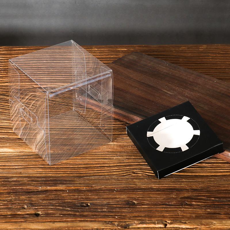 20pcs Clear Plastic Gift Packing Box Cake Boxes Bakery Boxes for Single Cupcake for Cake Chocolates Cookie Pie and More Pastries Birthday Party Favor