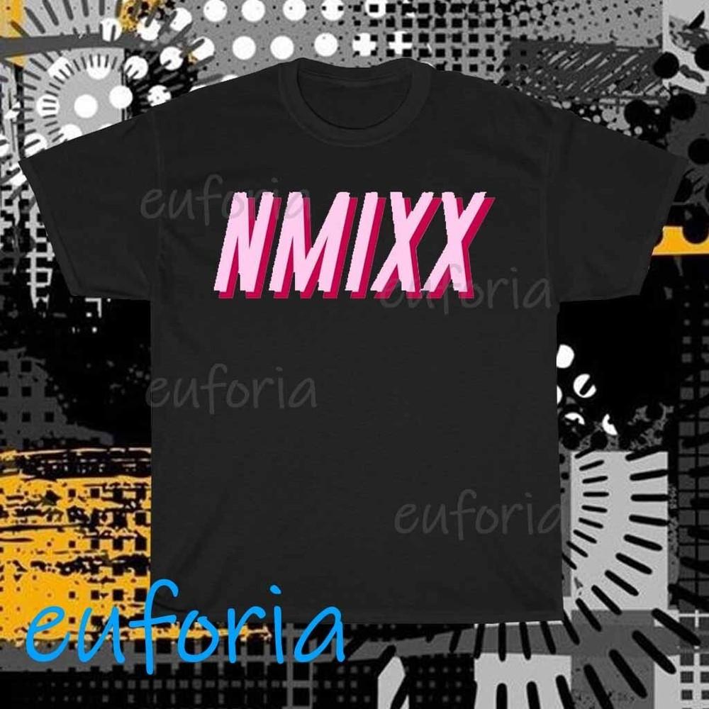 NMIXX Logo T-Shirt Funny Size S to 5XL