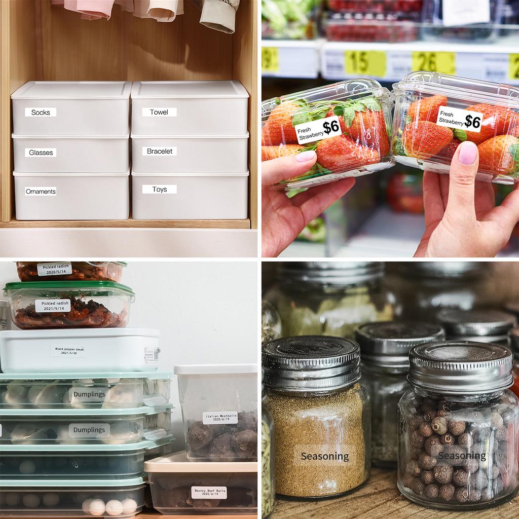 Mini Label Maker Machine Pocket Labeler Sticker Thermal Printer for Organizing Adhesive Tag DIY