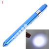 Led Flashlight Work Light First Aid Pen Light Torch Lamp Pupil Gauge Measurement