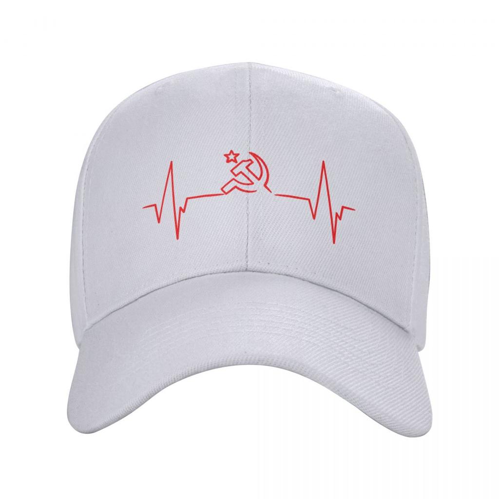 Классическая бейсболка Heartbeat Rossia Russia CCCP для взрослых, СССР, регулируемая шляпа для папы, унисекс, женская хип-хоп