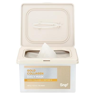 Gold Collagen Ежедневная маска-пак 350 г, 30 штук, 1 штука