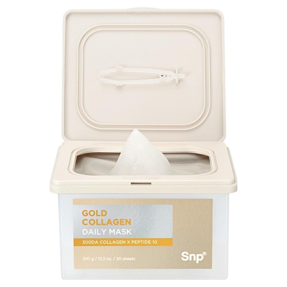 SNP Gold Collagen Ежедневная маска-пак 350 г, 30 штук, 1 штука