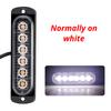 Truck 12V-24V Smd LED Warning Light Strobe Grille Flashing Car Beacon Lamp Multiple Colors 18 Modes Traffic Signal Mmodification